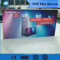 Hochglanz beschichtetes PVC Flex Banner Lona, 100% Polyestergewebe Außenwerbung PVC beschichtet Frontlit Banner, beschichtete Flex Banner